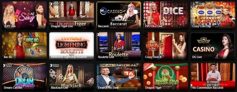 Popular live gaming portals at MNL777