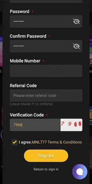 Step 3: Check Through All Personal Data Before Signing Up