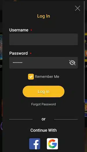 Step 1: The first step is logging into your MNL777 account.